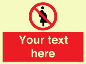 Custom prohibition not for pregnant women